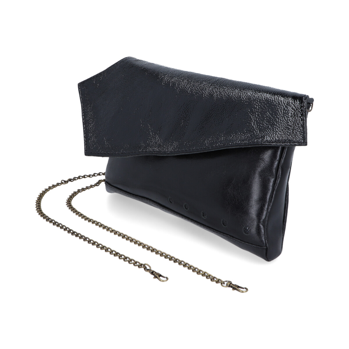 Clutch Origami negro talle unico